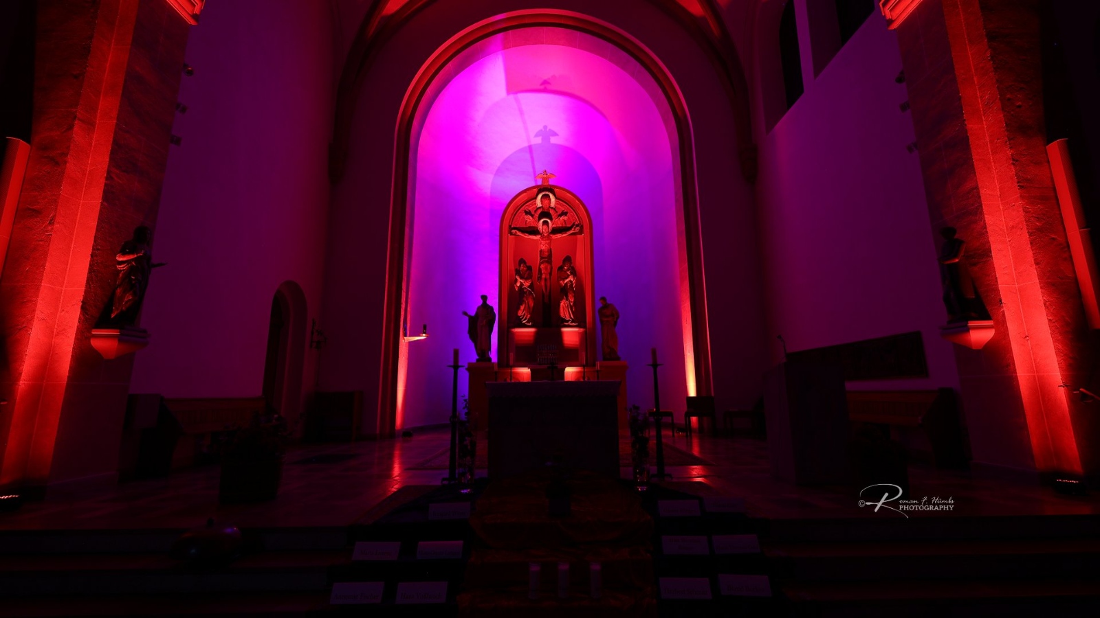 St. Agatha illuminiert