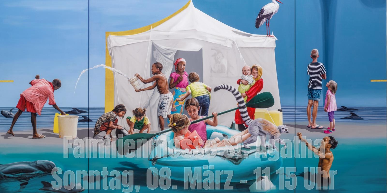 Das Misereor-Hungertuch 2025/26 „Gemeinsam träumen -Liebe sei Tat“ von Konstanze Trommer