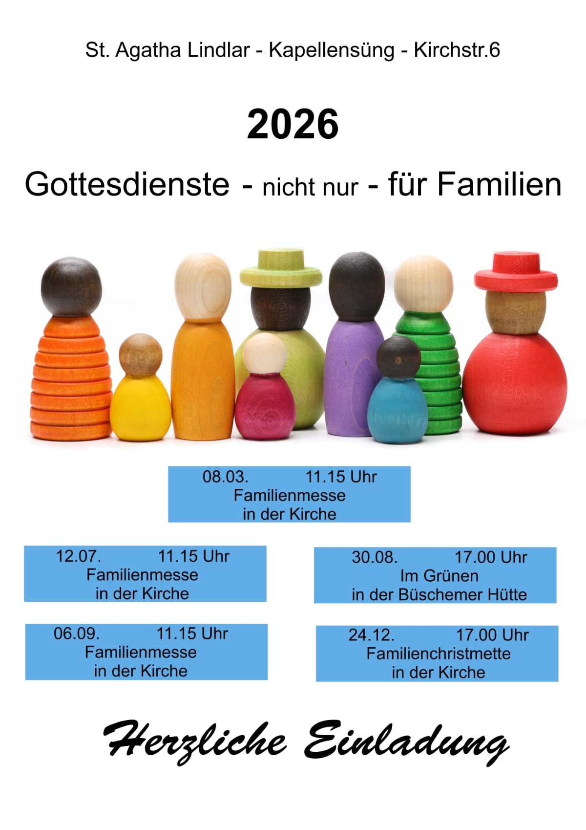 Familienmessen St. Agatha 2026