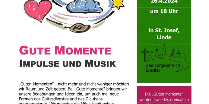 Flyer Gute Momente