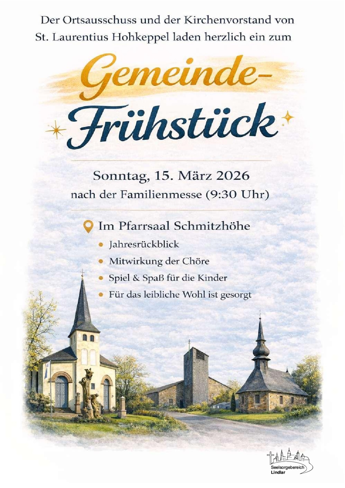 Gemeindefrühstück-Plakat 2026