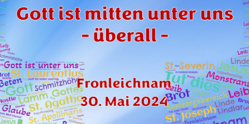 Plakat Fronleichnam 2024