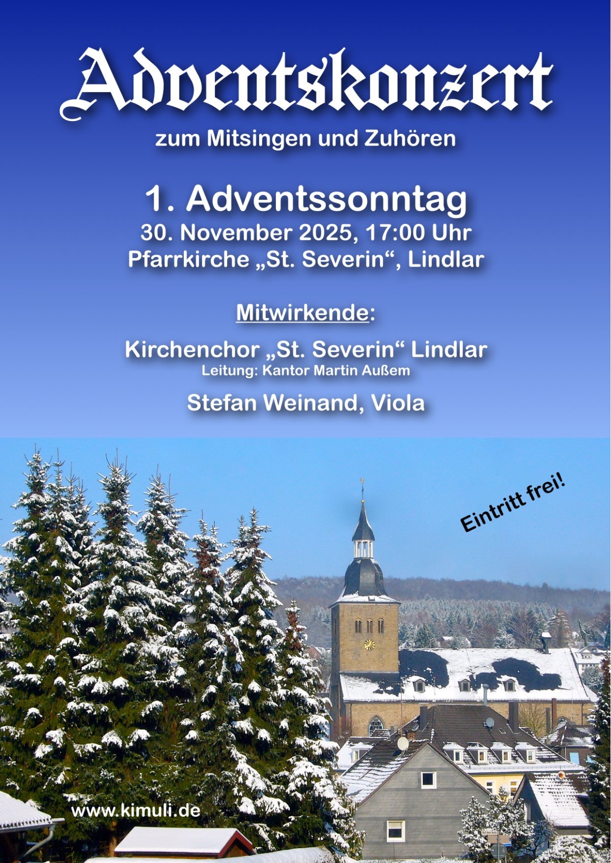 Plakat Weihnachtskonzert 2025 Kirchenchor Lindlar_JPG