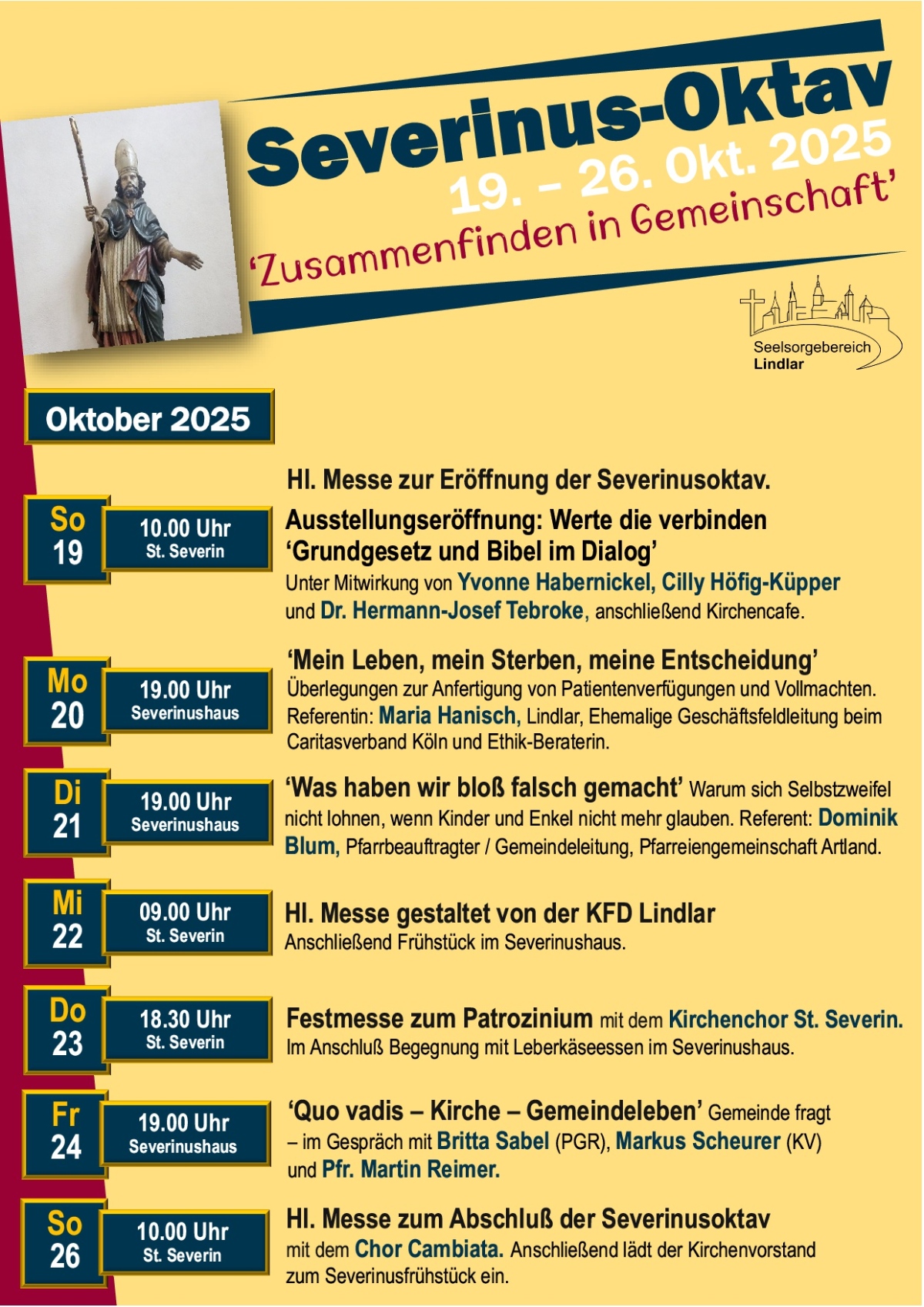 Severinusoktav 2025 Programm