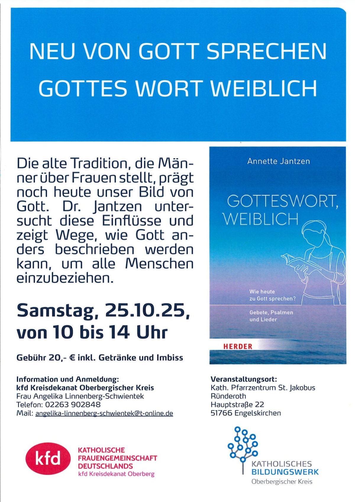 Plakat zur Veranstaltung