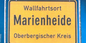 Ortsschild Marienheide