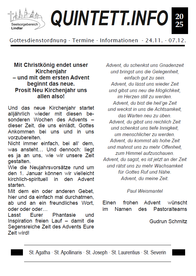 Front Quintett Info 20.2025