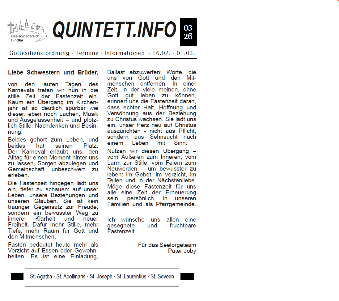 Front Quintett Info 3-2026