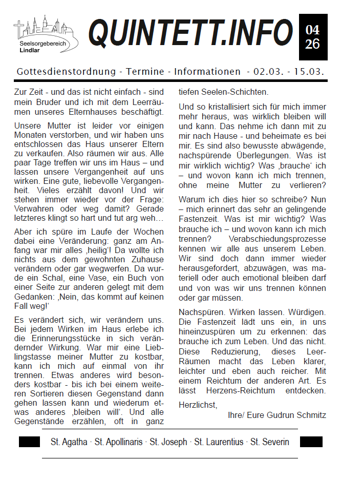 Front Quintett Info 4-2026